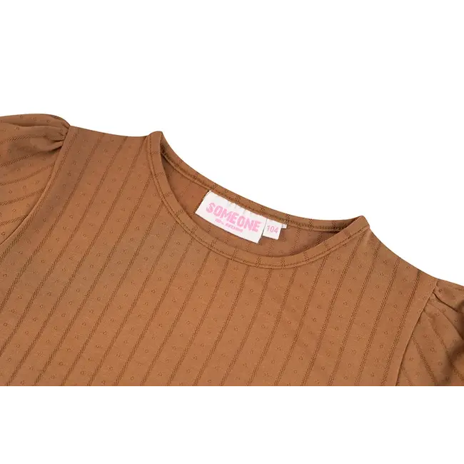 HAILEY T-shirt long sleeves SOFT COGNAC