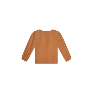Someone HAILEY T-shirt long sleeves SOFT COGNAC