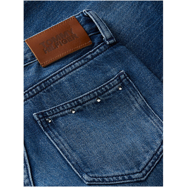 BARREL STUD JEANS, 1BK Darkusedstuds