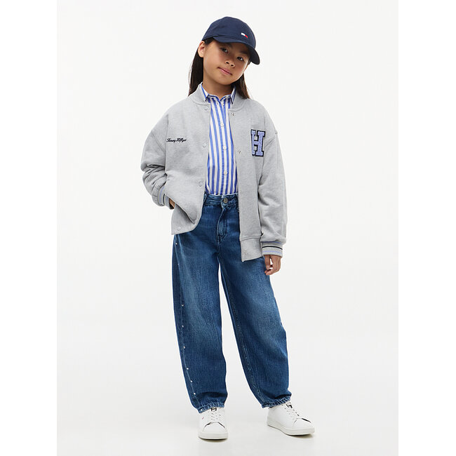 BARREL STUD JEANS, 1BK Darkusedstuds