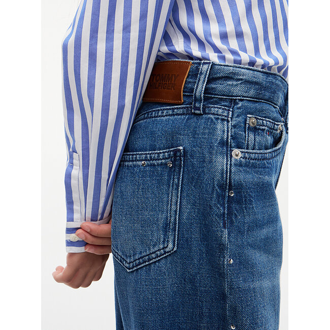BARREL STUD JEANS, 1BK Darkusedstuds