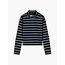 LUREX RIB TOP LS, C1G Dark Blue Stripe