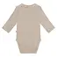 baby romper long sleeve TIN-00001 outmeal melange