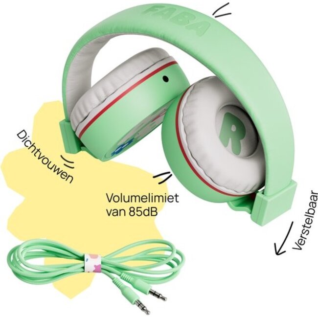 Faba Kinderhoofdtelefoon Tutum Green