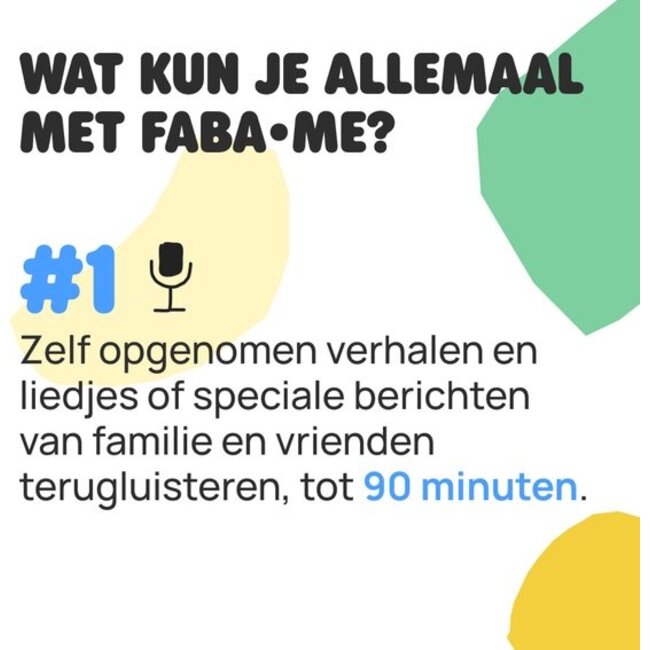 Faba Luisterfiguur Faba Me Robot Rood