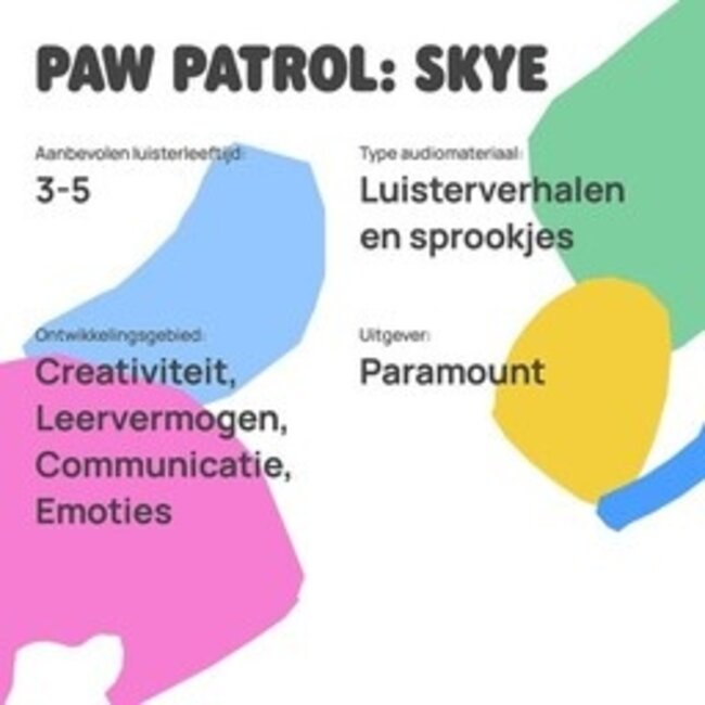 Faba Luisterfiguur Paw Patrol Skye