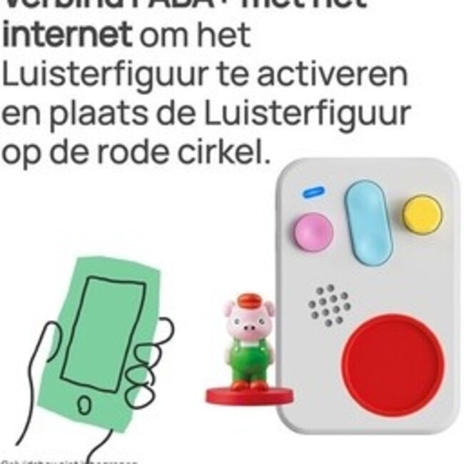 Faba Luisterfiguur De Drie Kleine Biggetjes