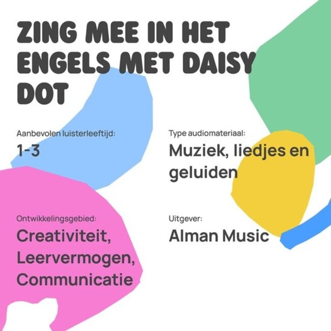 Faba Luisterfiguur Zing mee in het Engels met Daisy