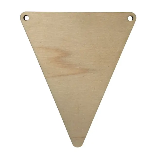 Cijfer Vlaggetjes Hout + Tekens