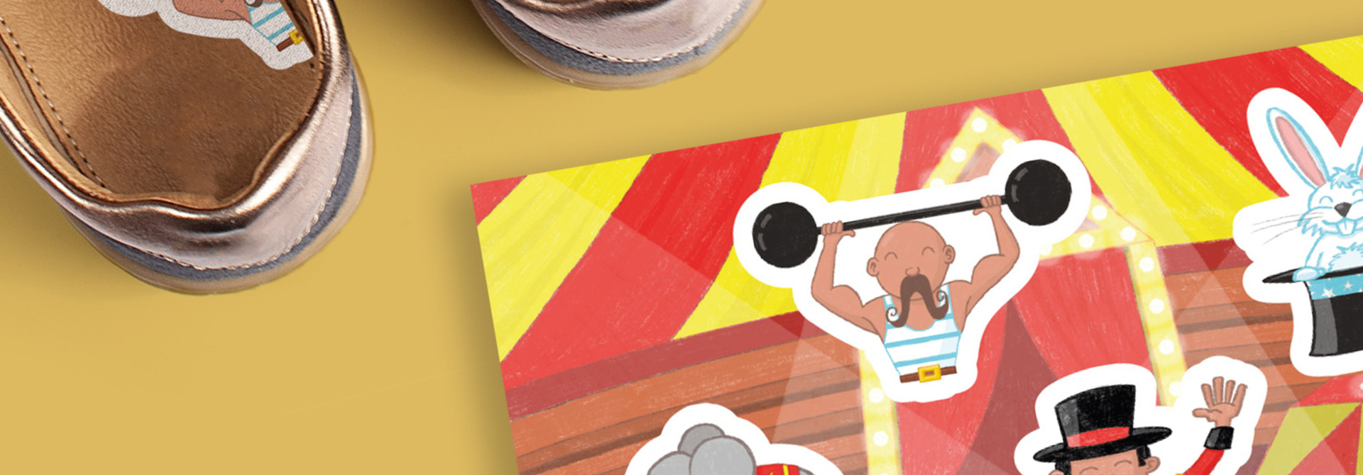 Schoenstickers 1-2-Go circus