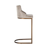 Barstoel Bolton khaki velvet / brushed gold fire retardant (FR-Quartz 903 Khaki) Barstoel Bolton khaki velvet / brushed gold fire retardant (FR-Quartz 903 Khaki)