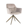 Draaistoel Aline khaki velvet fire retardant (FR-Quartz 903 Khaki) Draaistoel Aline khaki velvet fire retardant (FR-Quartz 903 Khaki)