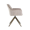 Draaistoel Aline khaki velvet fire retardant (FR-Quartz 903 Khaki) Draaistoel Aline khaki velvet fire retardant (FR-Quartz 903 Khaki)
