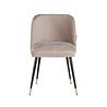 Stoel Alicia khaki velvet fire retardant (FR-Quartz 903 Khaki) Stoel Alicia khaki velvet fire retardant (FR-Quartz 903 Khaki)
