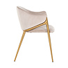 Stoel Gwen khaki velvet fire retardant (FR-Quartz 903 Khaki) Stoel Gwen khaki velvet fire retardant (FR-Quartz 903 Khaki)