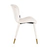 Stoel Sara white chenille fire retardant (FR-Bergen 900 white chenille) Stoel Sara white chenille fire retardant (FR-Bergen 900 white chenille)