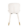Stoel Sara white chenille fire retardant (FR-Bergen 900 white chenille) Stoel Sara white chenille fire retardant (FR-Bergen 900 white chenille)