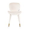 Stoel Sara white chenille fire retardant (FR-Bergen 900 white chenille) Stoel Sara white chenille fire retardant (FR-Bergen 900 white chenille)