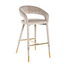 Barstoel Gia khaki velvet fire retardant (FR-Quartz 903 Khaki) Barstoel Gia khaki velvet fire retardant (FR-Quartz 903 Khaki)