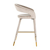Barstoel Gia khaki velvet fire retardant (FR-Quartz 903 Khaki) Barstoel Gia khaki velvet fire retardant (FR-Quartz 903 Khaki)