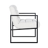 Stoel Lizzy White Bouclé / black (Copenhagen 900 Bouclé White) Stoel Lizzy White Bouclé / black (Copenhagen 900 Bouclé White)