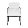 Stoel Lizzy White Bouclé / black (Copenhagen 900 Bouclé White) Stoel Lizzy White Bouclé / black (Copenhagen 900 Bouclé White)