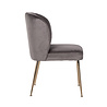 Stoel Cannon stone / brushed gold (Quartz Stone 101) Stoel Cannon stone / brushed gold (Quartz Stone 101)