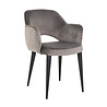 Stoel Giovanna feather stone / stone velvet fire retardant (Feather Velvet Stone HD001) Stoel Giovanna feather stone / stone velvet fire retardant (Feather Velvet Stone HD001)
