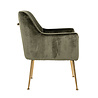 Stoel Harper green feather (Feather Velvet Green HD002) Stoel Harper green feather (Feather Velvet Green HD002)
