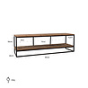 TV-dressoir Raffles 1-plank TV-dressoir Raffles 1-plank