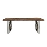 Salontafel Kensington 130x80 x-leg (Silver) Salontafel Kensington 130x80 x-leg (Silver)