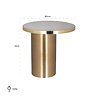Bijzettafel Naya (Brushed Gold) Bijzettafel Naya (Brushed Gold)