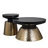 Bijzettafel Freddie (Black/gold) Bijzettafel Freddie (Black/gold)