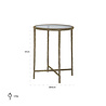 Bijzettafel Freya (Brushed Gold) Bijzettafel Freya (Brushed Gold)