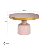 Salontafel Candy pink 77Ø (Pink) Salontafel Candy pink 77Ø (Pink)