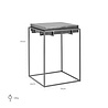 Bijzettafel Bolder aluminium zwart (Black) Bijzettafel Bolder aluminium zwart (Black)