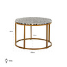 Salontafel Bliss 70Ø Salontafel Bliss 70Ø