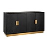 Dressoir Blackbone gold 4-deuren (Black rustic) Dressoir Blackbone gold 4-deuren (Black rustic)