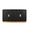 Dressoir Blackbone gold 4-deuren (Black rustic) Dressoir Blackbone gold 4-deuren (Black rustic)