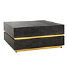 Salontafel Blackbone gold 90x90 (Block) (Black rustic) Salontafel Blackbone gold 90x90 (Block) (Black rustic)