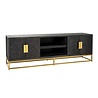 TV-dressoir Blackbone gold 4-deuren 185 (Black rustic) TV-dressoir Blackbone gold 4-deuren 185 (Black rustic)