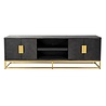 TV-dressoir Blackbone gold 4-deuren 185 (Black rustic) TV-dressoir Blackbone gold 4-deuren 185 (Black rustic)