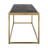 Salontafel Blackbone gold 160x40 (Black rustic) Salontafel Blackbone gold 160x40 (Black rustic)