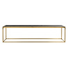 Salontafel Blackbone gold 160x40 (Black rustic) Salontafel Blackbone gold 160x40 (Black rustic)