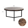 Salontafel Orion 80Ø (Brown) Salontafel Orion 80Ø (Brown)