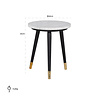 Bijzettafel Lexington 40Ø (White) Bijzettafel Lexington 40Ø (White)