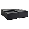 Salontafel Tetrad set of 4 (Black) Salontafel Tetrad set of 4 (Black)