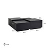 Salontafel Tetrad set of 4 (Black) Salontafel Tetrad set of 4 (Black)