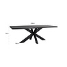 Eettafel TOP Oakura 230 (Black) Eettafel TOP Oakura 230 (Black)