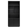 Boekenkast Oakura 2-deuren (Black) Boekenkast Oakura 2-deuren (Black)